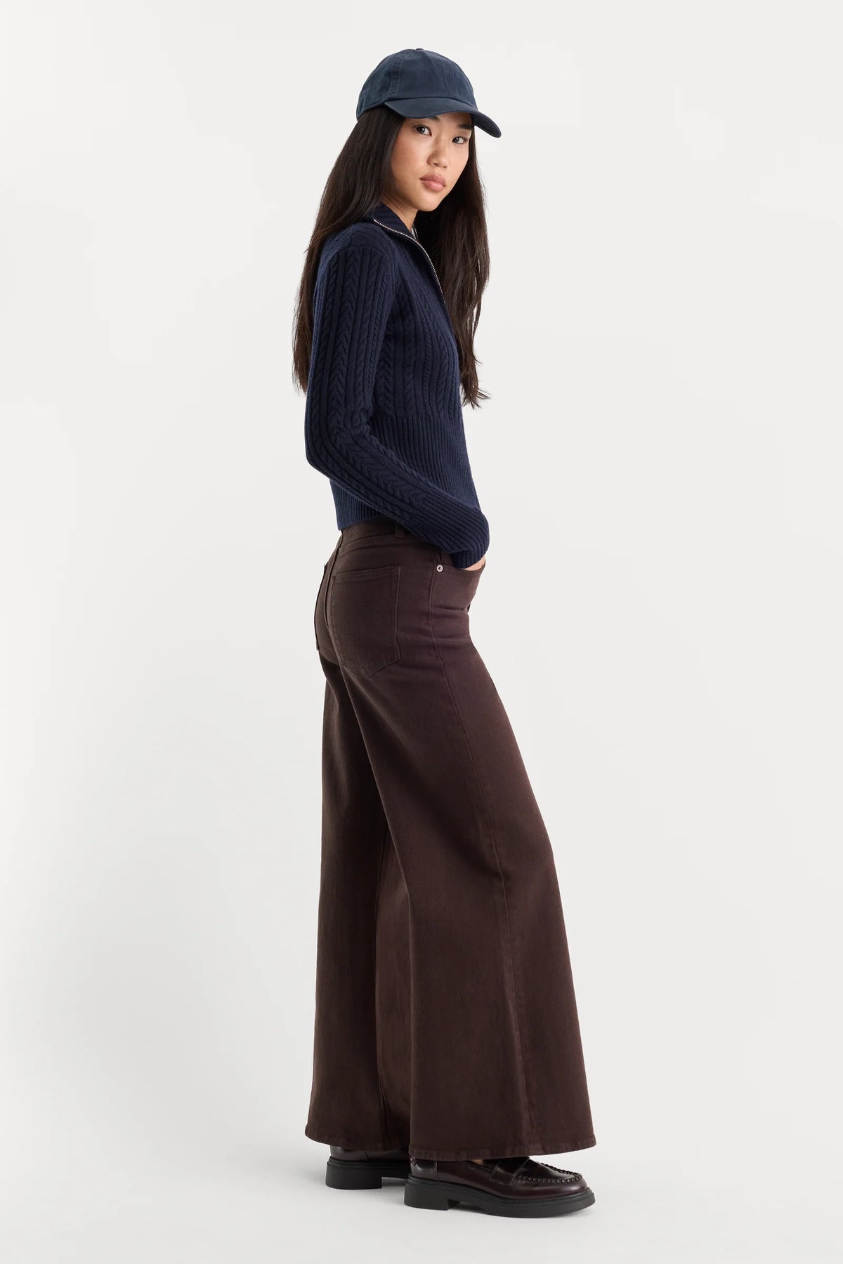 Good Waist Palazzo Ankle Espresso