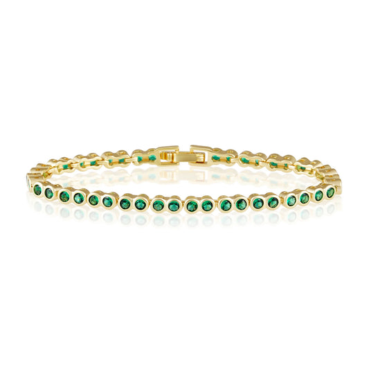 Bezel Tennis Bracelet