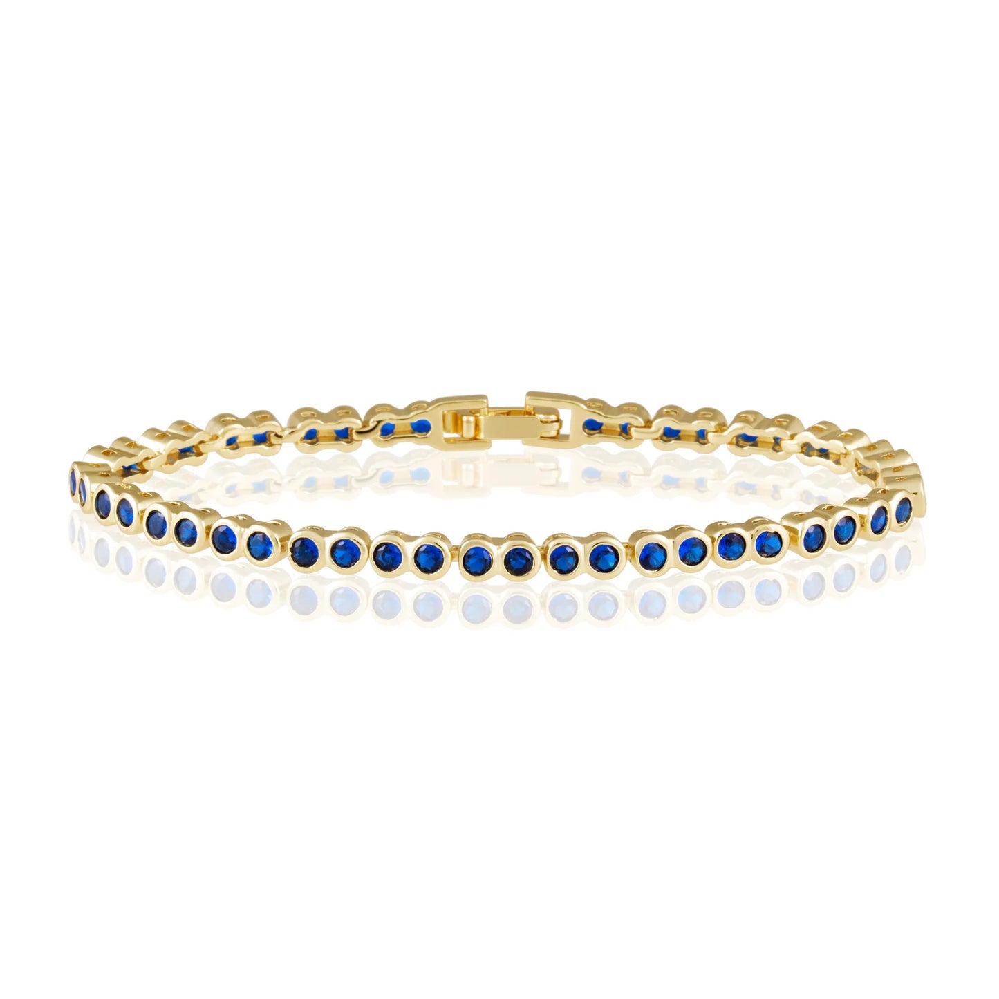 Bezel Tennis Bracelet