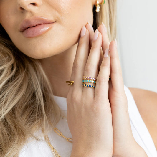 Celeste Eternity Ring