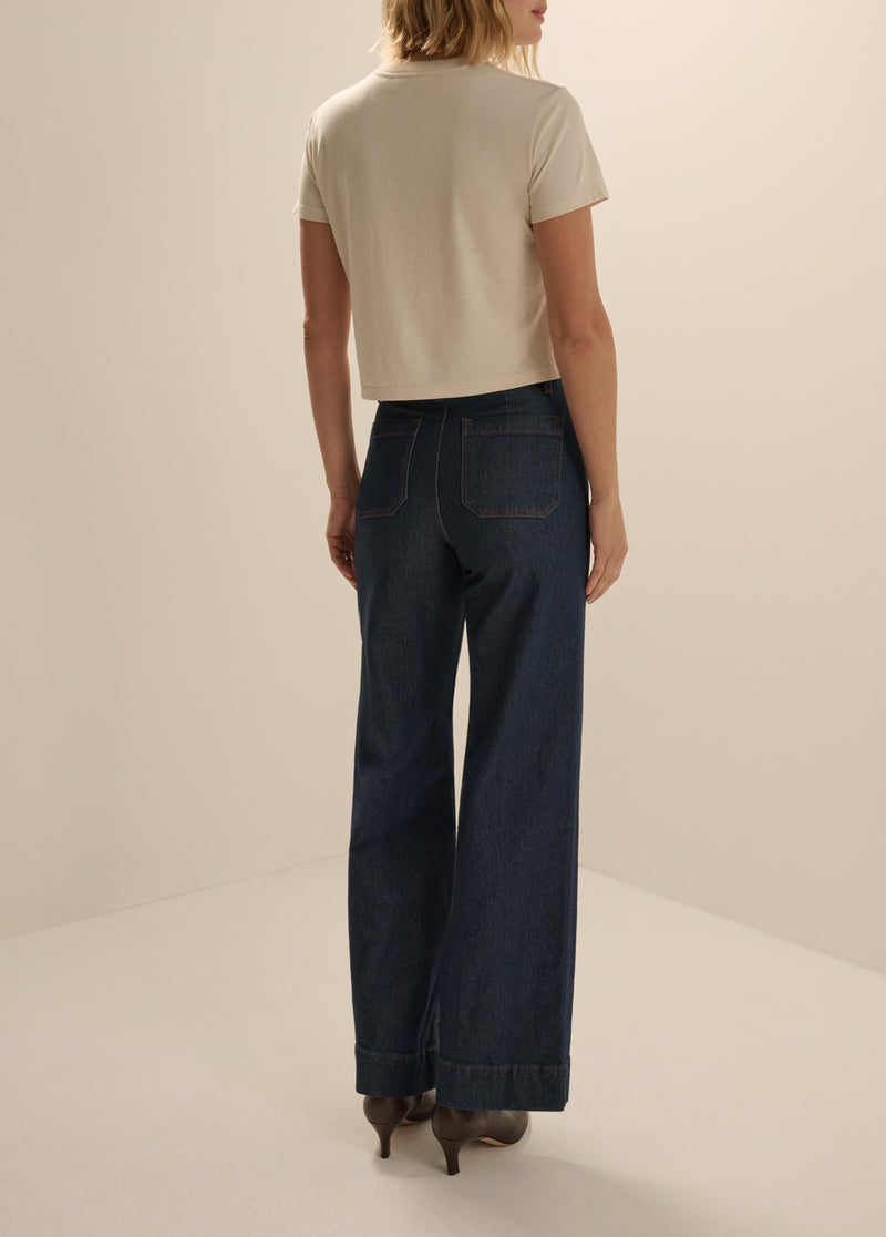 The Cropped Signature Tee