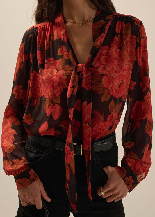 The Simone Floral Blouse