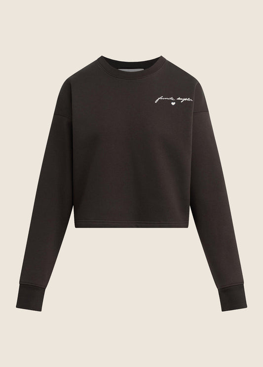 The Cropped Signature Sweatshirt