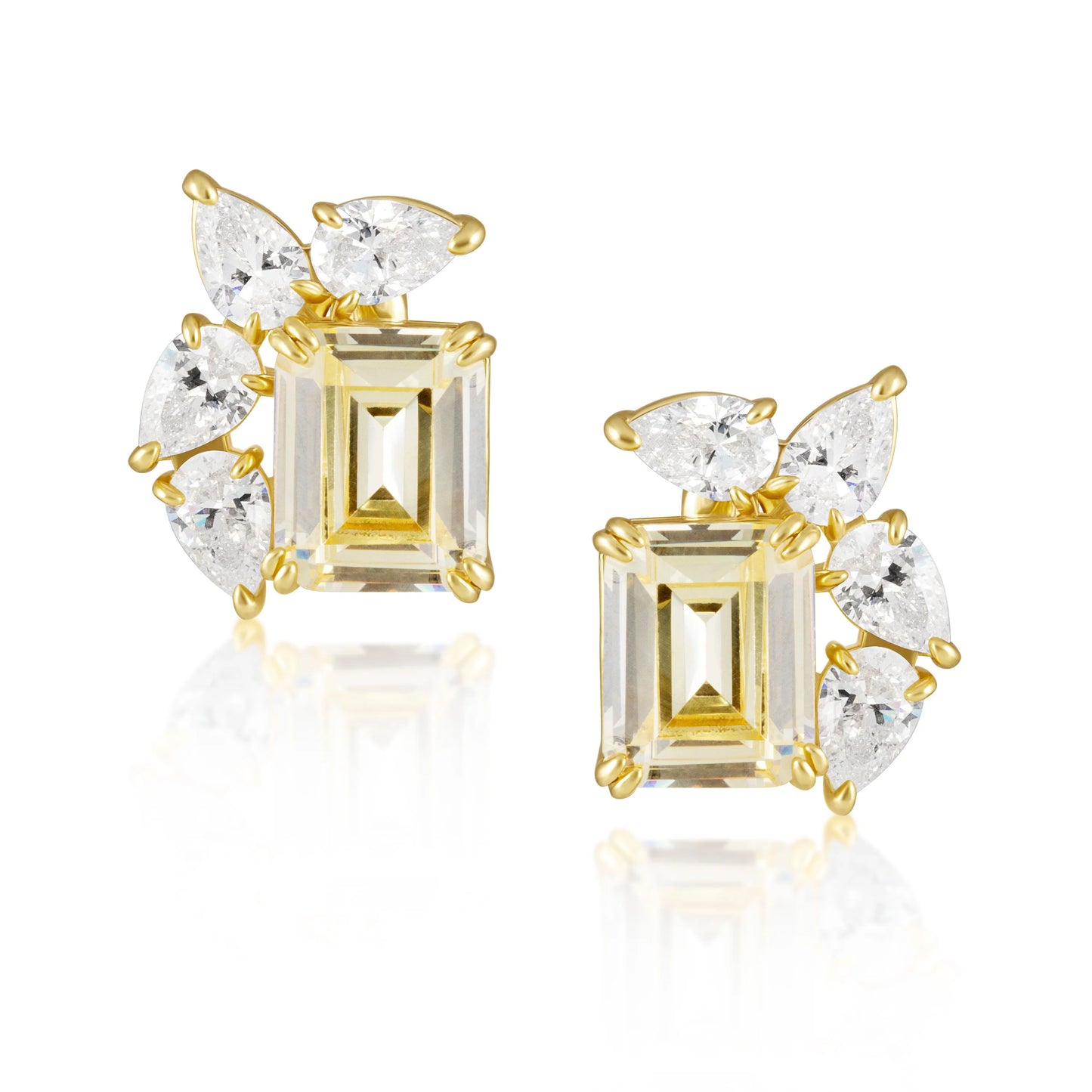 Marquise Sunburst Earring