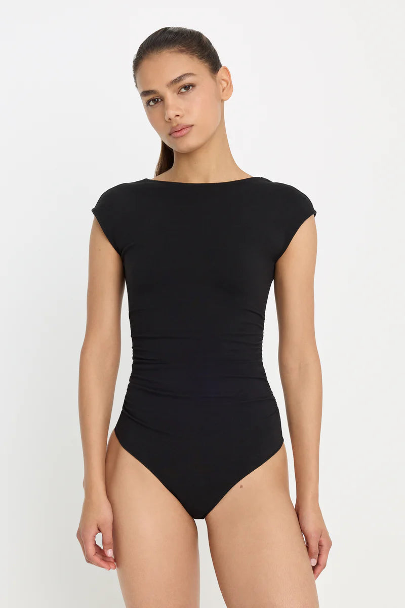 Super Stretch Open Back Bodysuit
