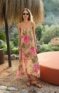 Benson Ula Tropical Midi Dress