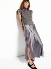 Load image into Gallery viewer, Maribel Bias Skirt with Slit