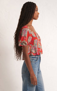 Renelle Floral Top