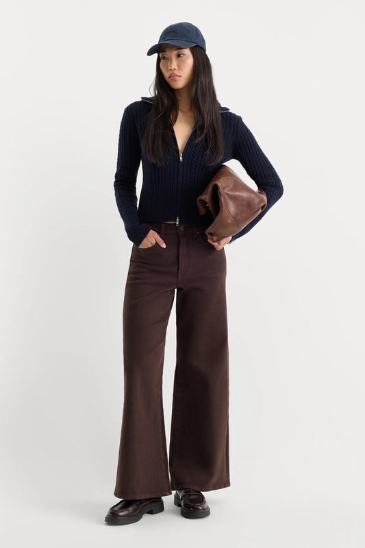 Good Waist Palazzo Ankle Espresso