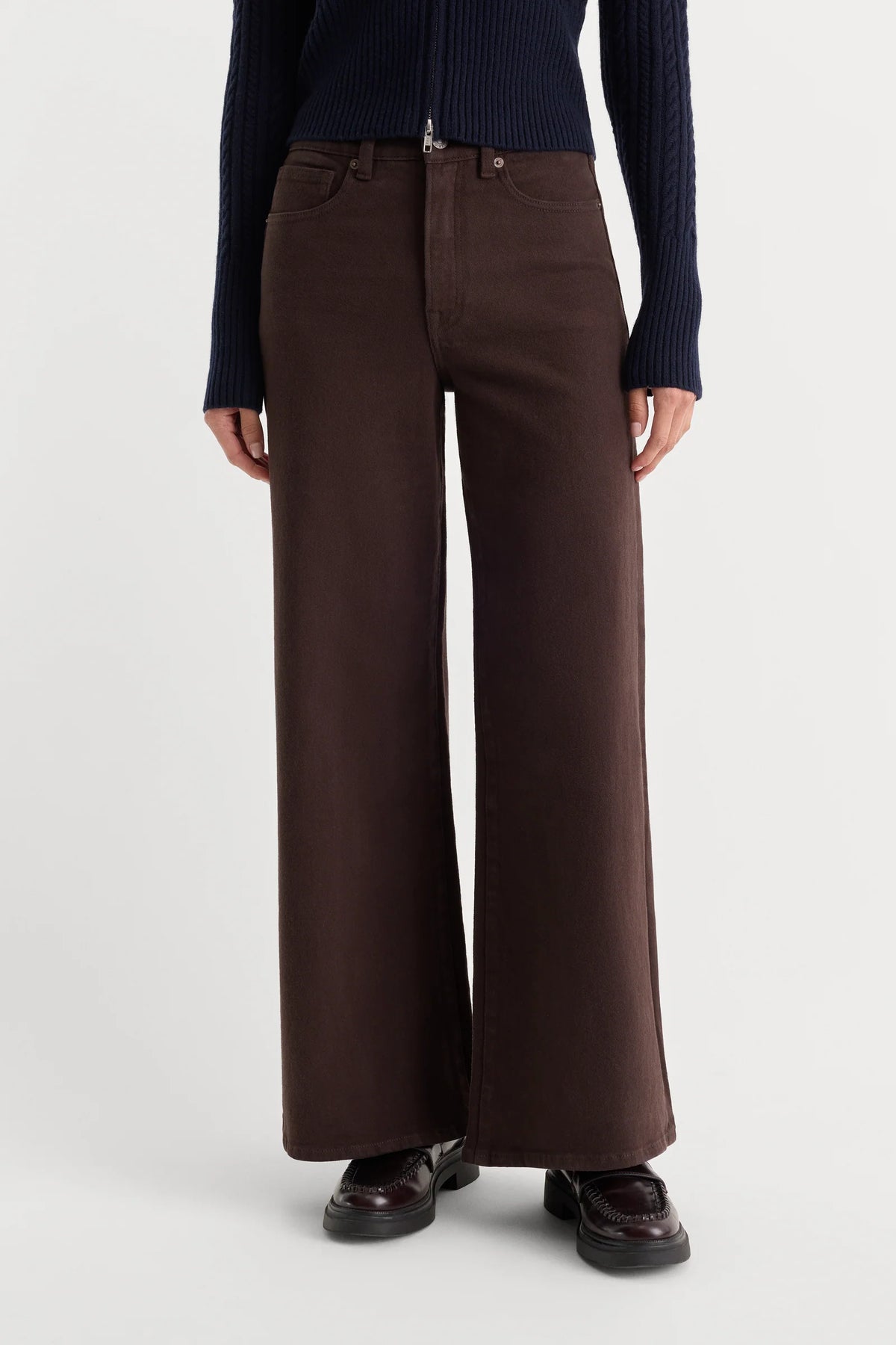 Good Waist Palazzo Ankle Espresso