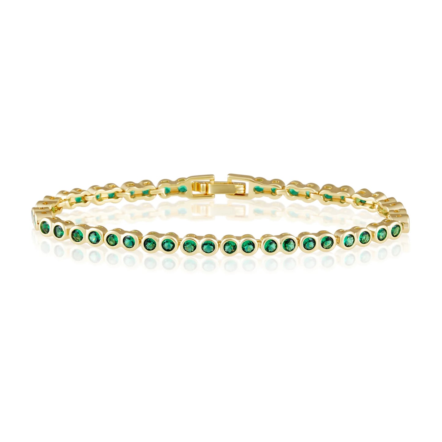 Bezel Tennis Bracelet