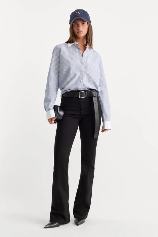Never Fades Good Classic Slim Bootcut Black001