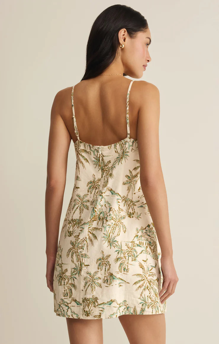 Maude Tiki Mini Dress