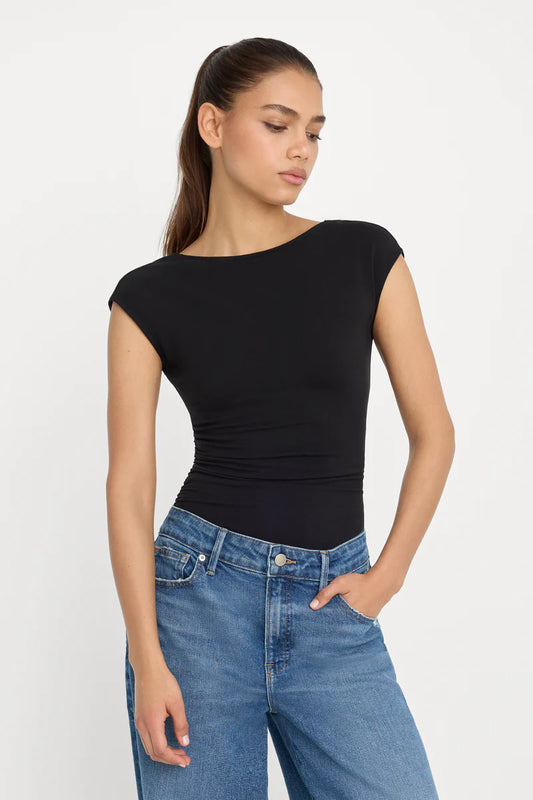 Super Stretch Open Back Bodysuit