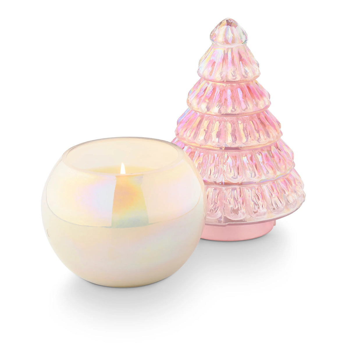 Pink Pine Pearl Tree Candle