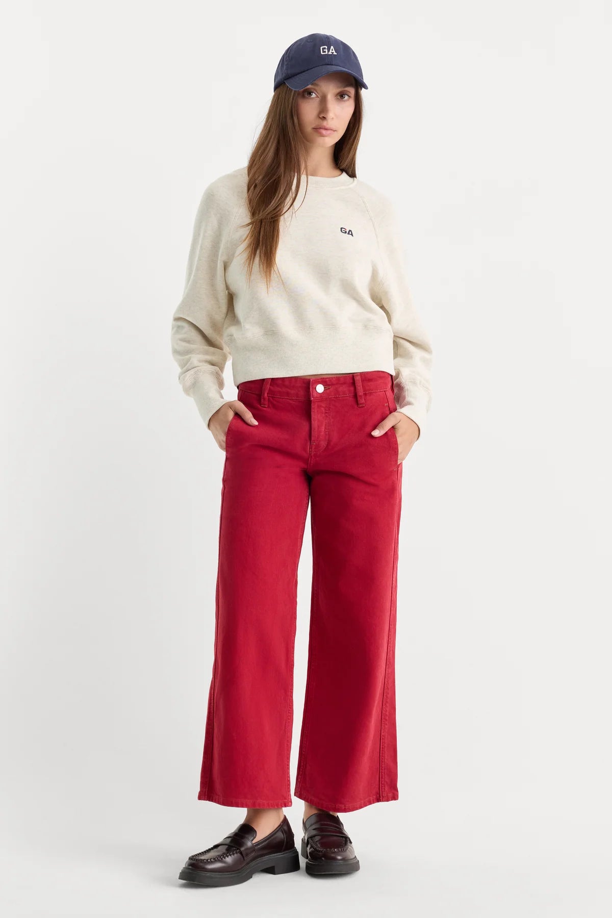 Vintage Wide Crop Jeans