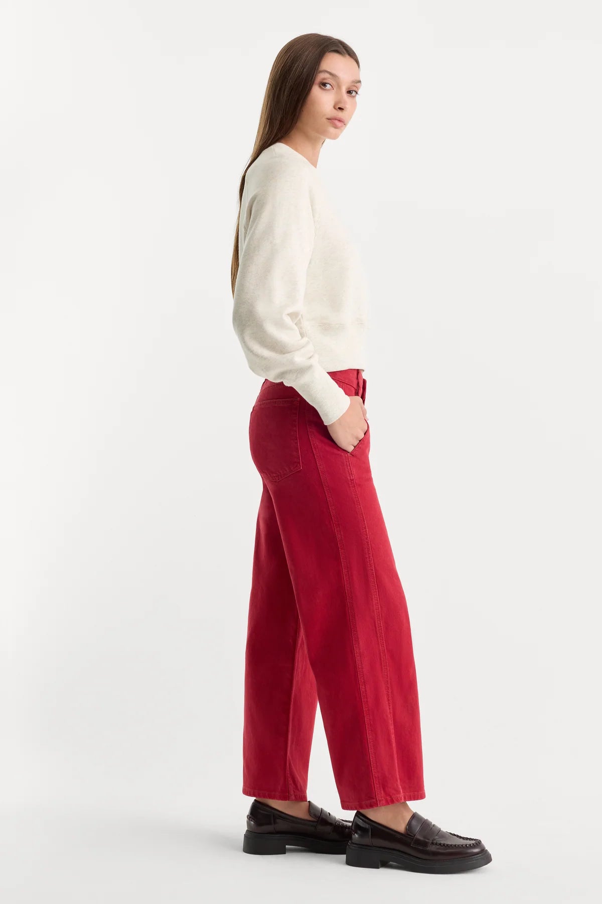 Vintage Wide Crop Jeans