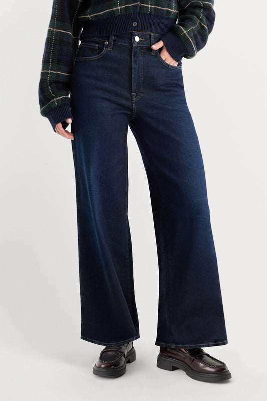 Soft Tech Good Waist Palazzo Ankle Rinse