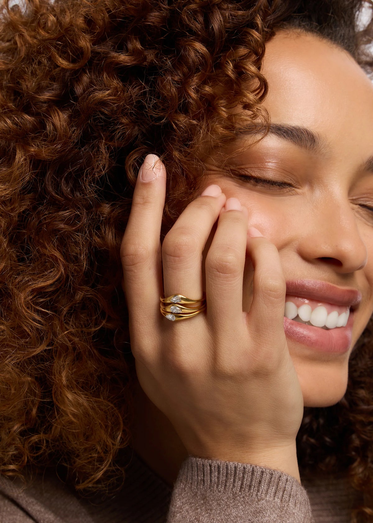 Stereo Love Ring Set