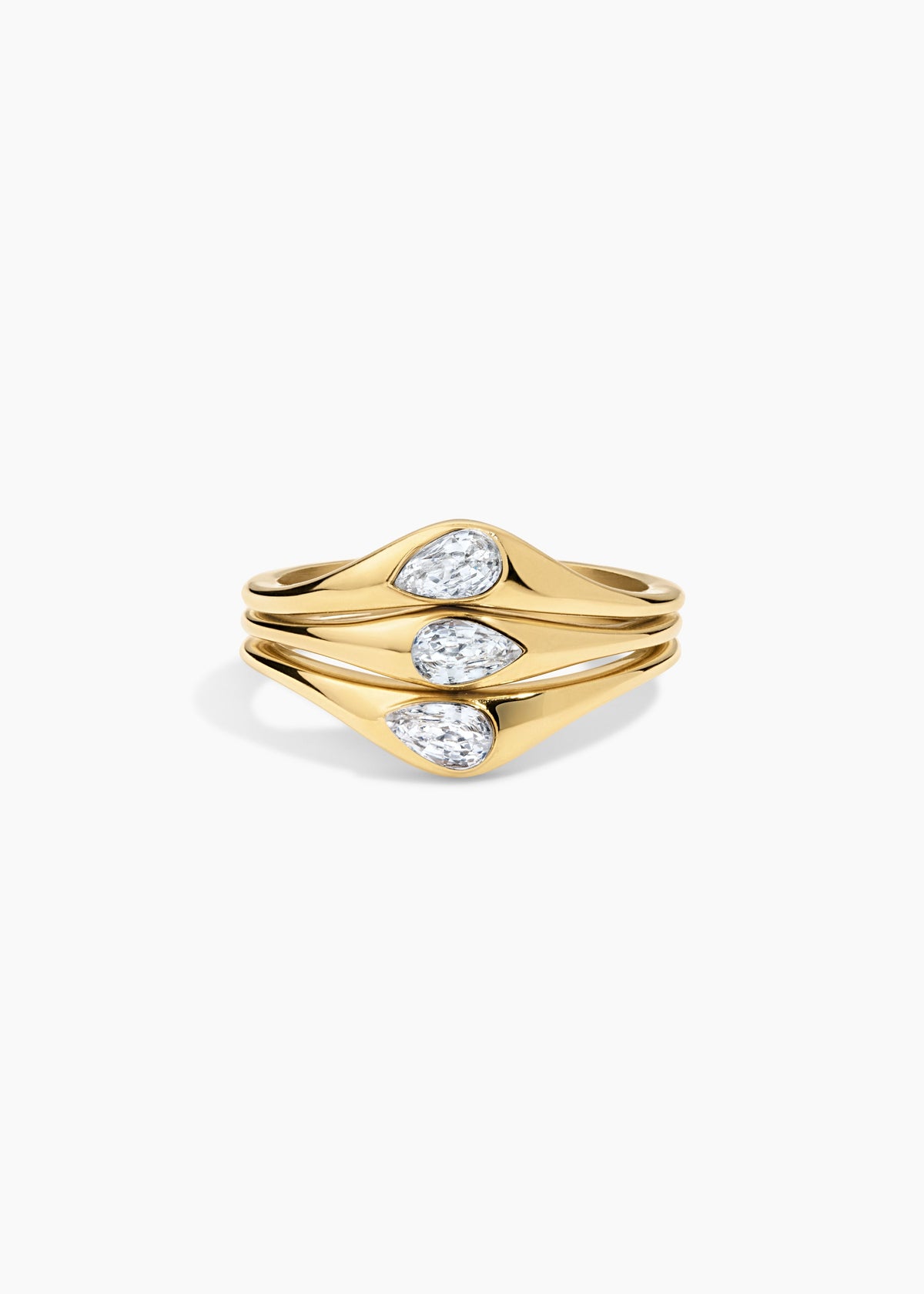 Stereo Love Ring Set