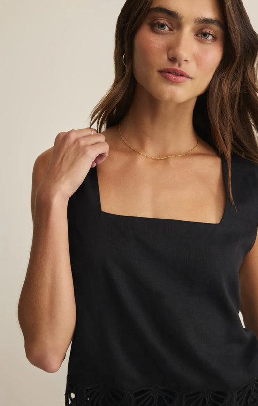 Charlene Embroidery Top