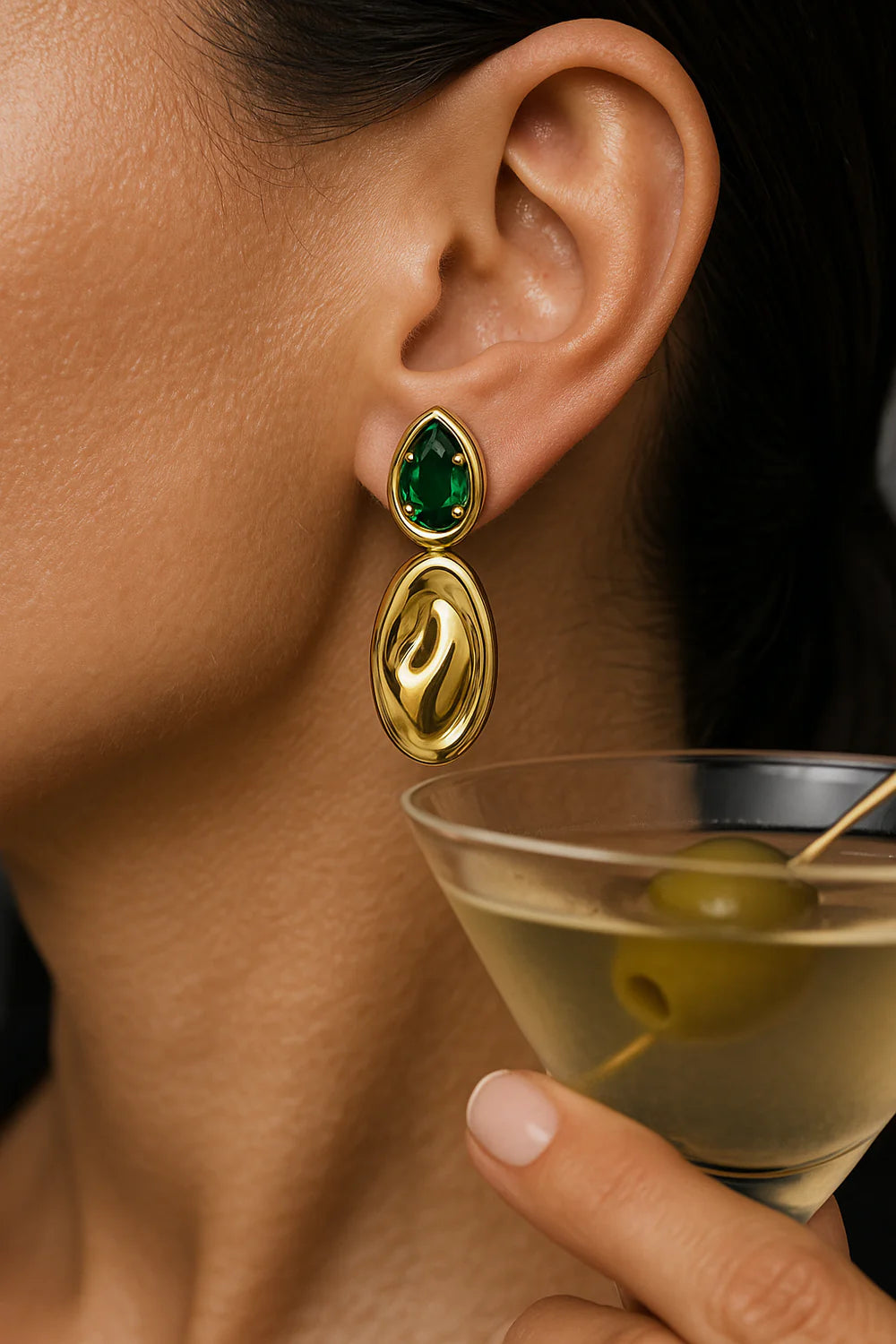 Virginia Emerald Earring